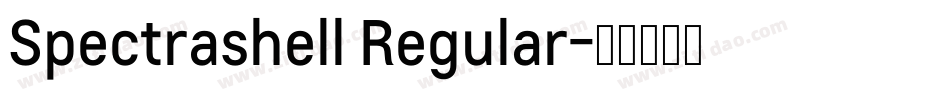 Spectrashell Regular字体转换